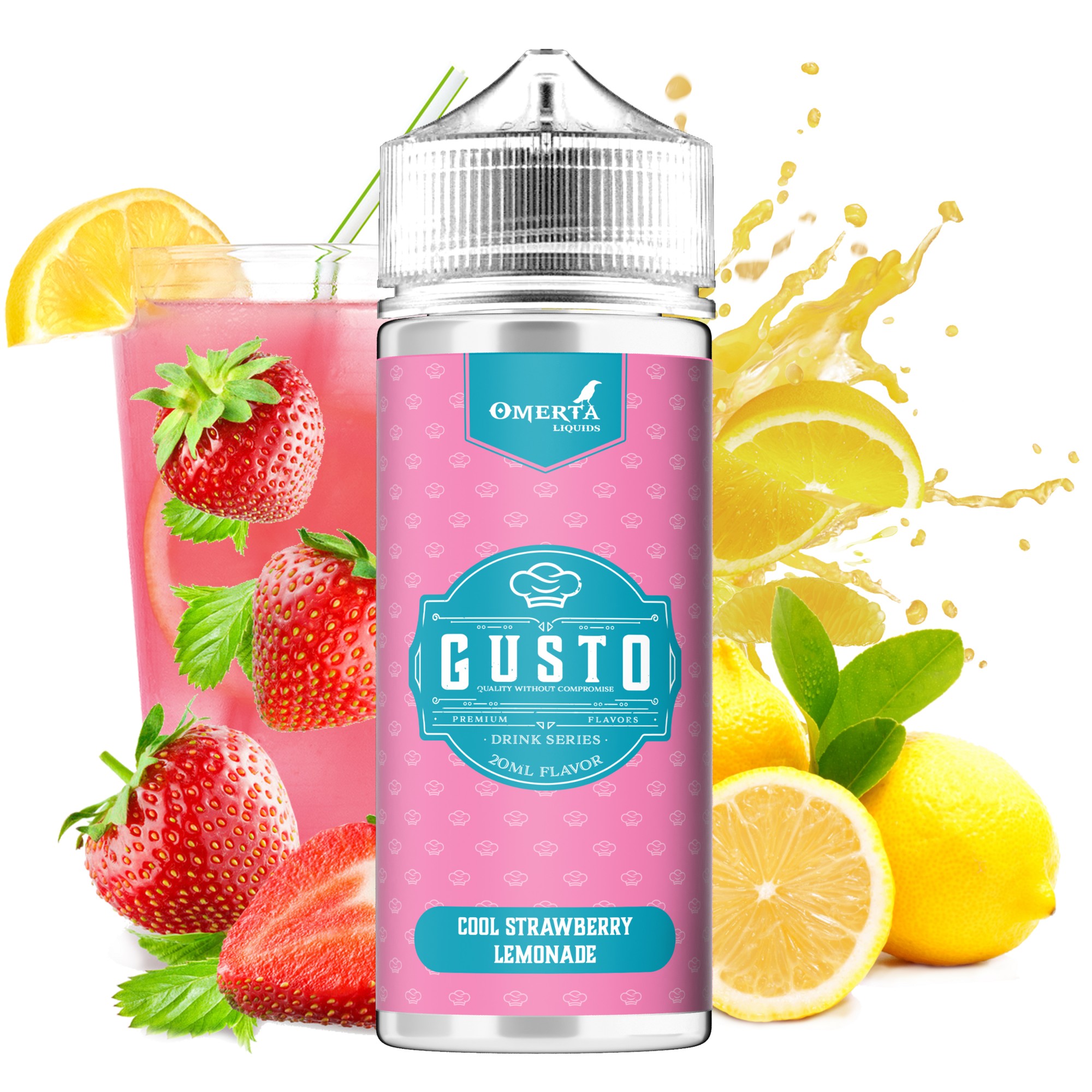 Gusto Cool Strawberry Lemonade 120