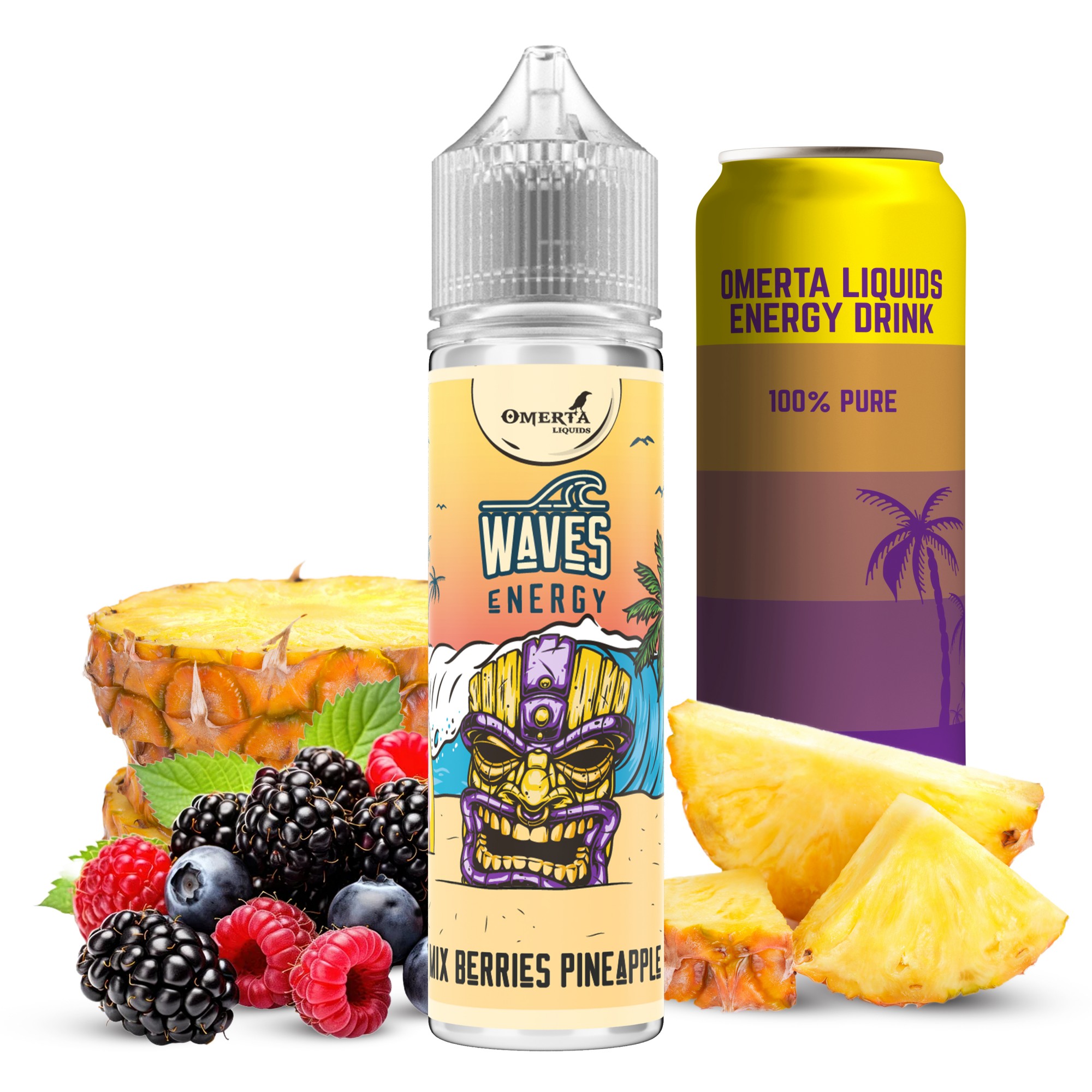 Waves Energy Mix Berries Pineapple 60