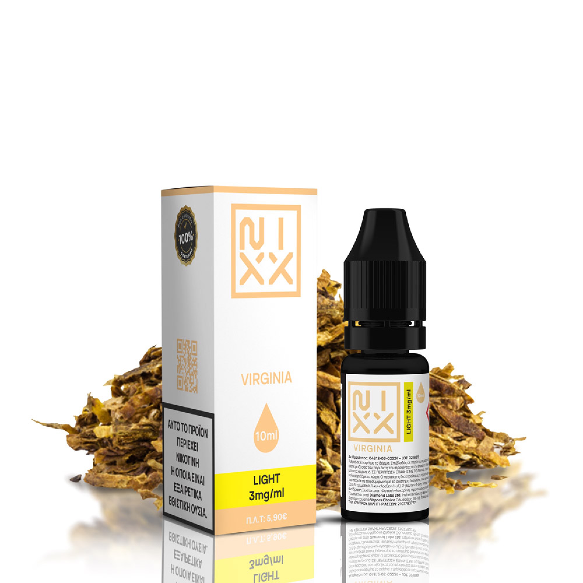 NIXX Virginia E-Liquid 10ml